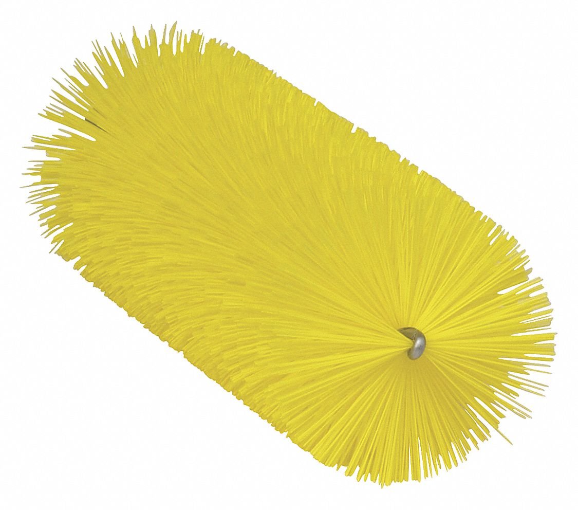 Vikan 53566 Tube Brush,for Flexible Handle,2.4",Yellow