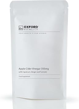 Apple Cider Vinegar 355mg Capsules With Capsicum, Ginger & Turmeric 120