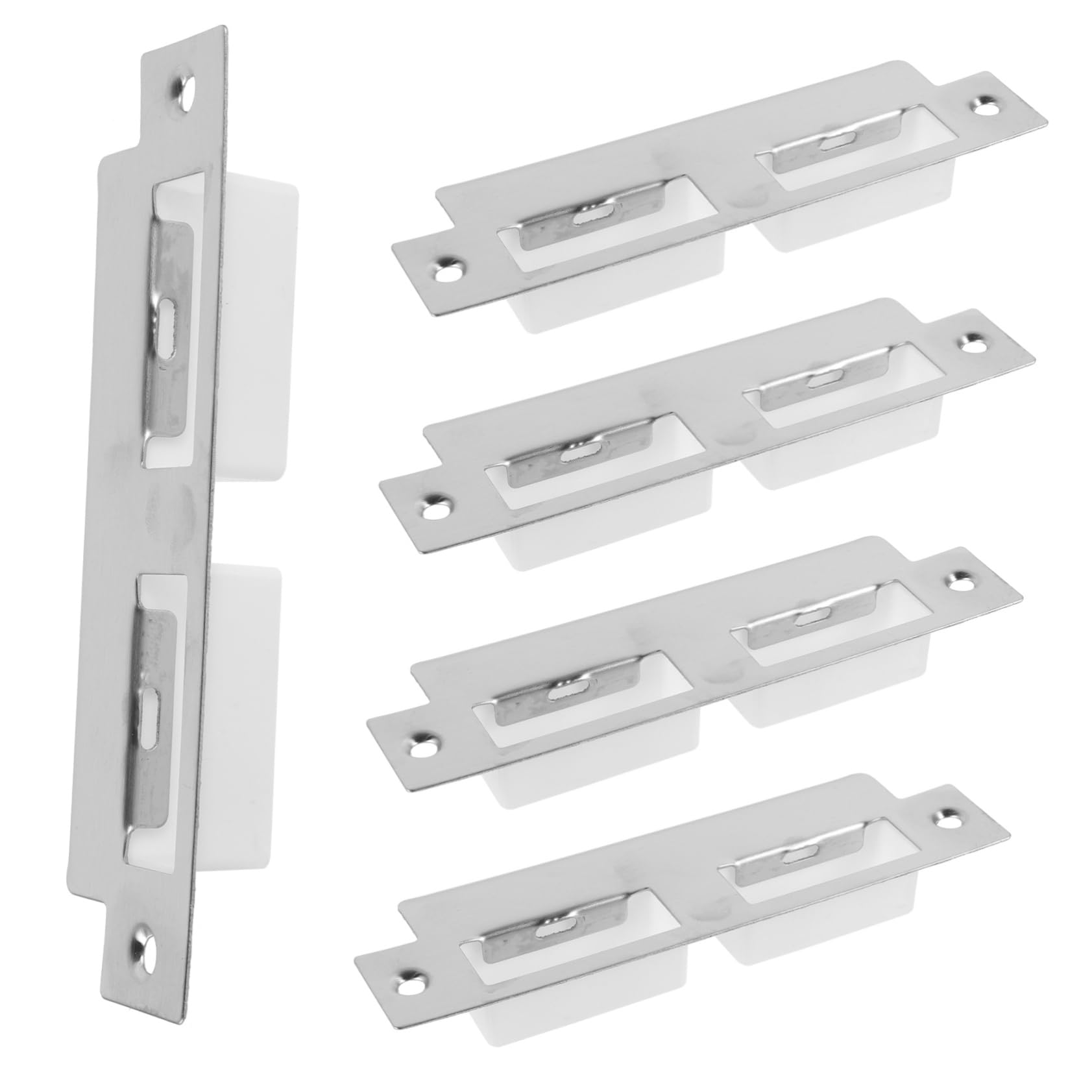 jojofuny 25pièces Plaques De Serrure Inoxydable Pour Sécuriser Vos Portes Intérieures Remplacement Et Facile à Installer Pour Renforcer La Sécurité De Votre Maison