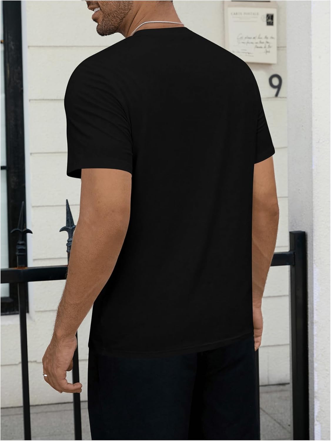 SOLY HUX Men's Graphic Tees Crew Neck T Shirts Short Sleeve T-Shirts Casual Summer Streetwear - Image 2