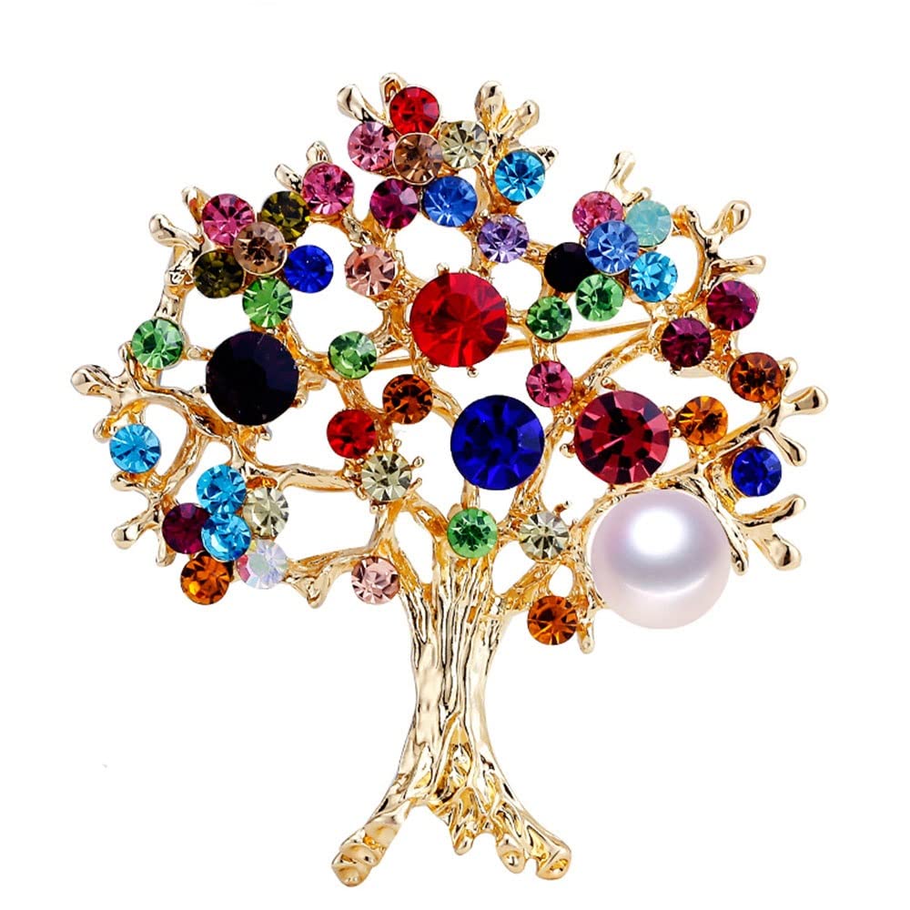 Bunte baumartige Perlenbroschbroschbrosch-Kostümzubehör Brosche brosche Damen Cork Pearl Brosche Perlhaut Corsage Corsage Corsage