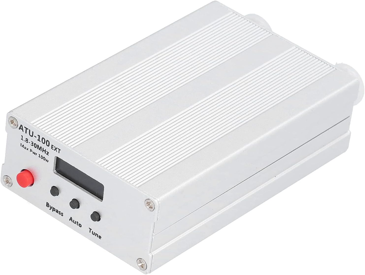 Mini Automatic Antenna Tuner ATU - 100EXT for Radio Equipment and Transceivers, 1.8MHz to 30MHz Frequency Range, Aluminum Housing, Antenna Power Line Resistance Matching Component