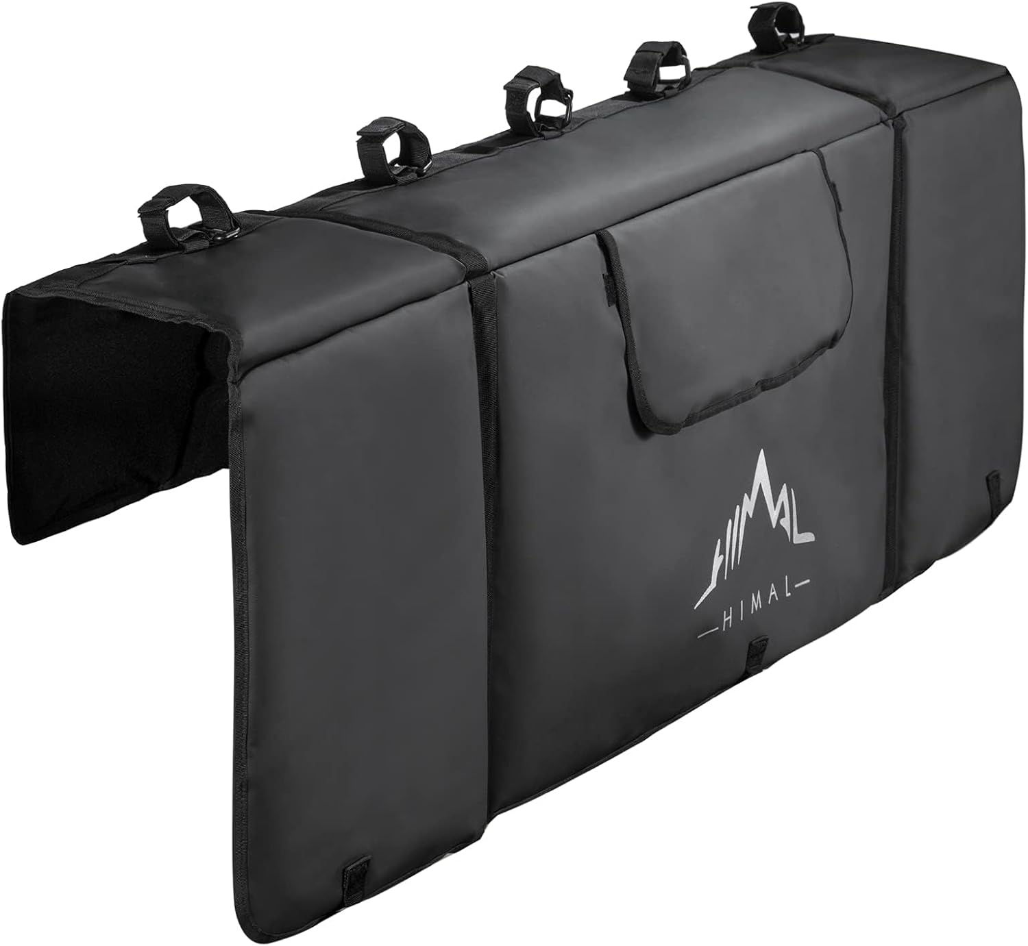 Himal Outdoor Tailgate Pad for Mountain Bike, Tailgate Safety Pad with Device Pockets