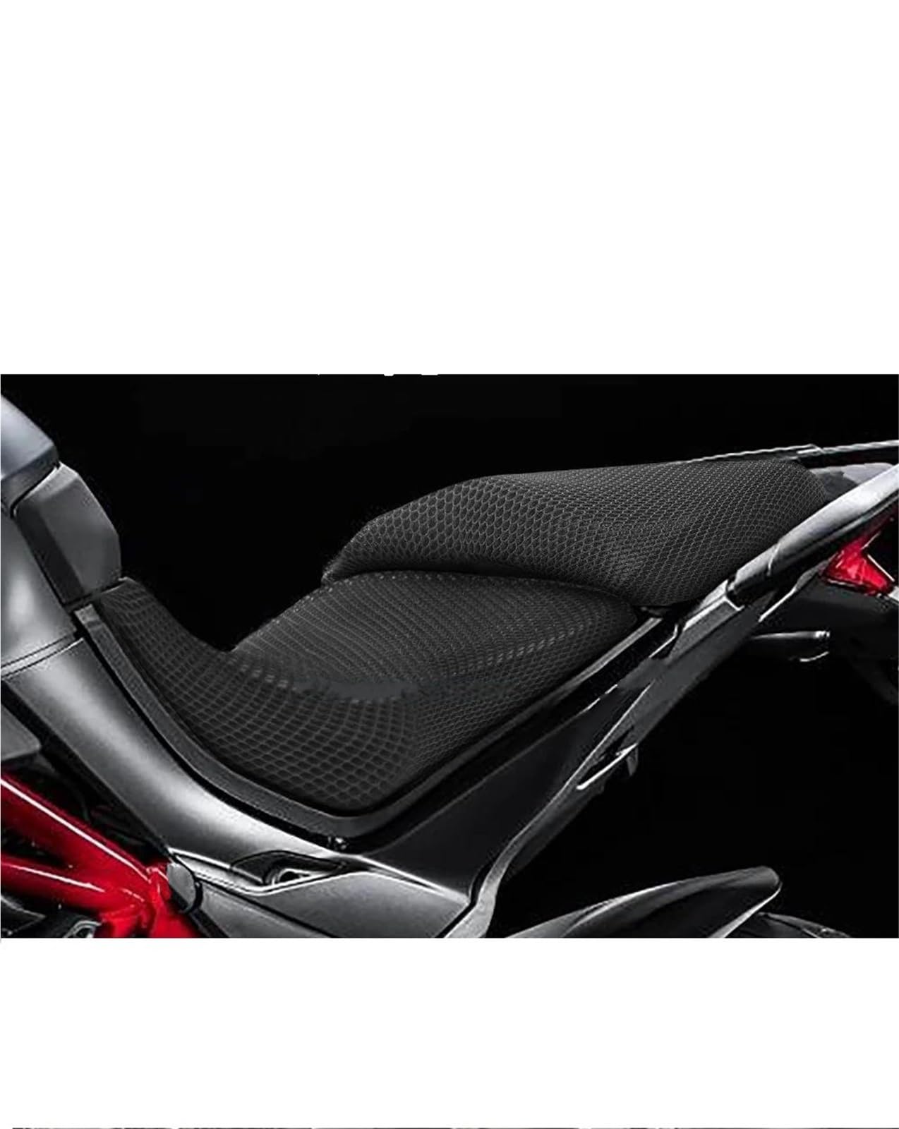 Coprisella per Moto per Ducati Multistrada 1260 1260S MTS 1200 S Cuscino per Sella in Rete Traspirante, Isolamento Termico Coprisedile in Rete