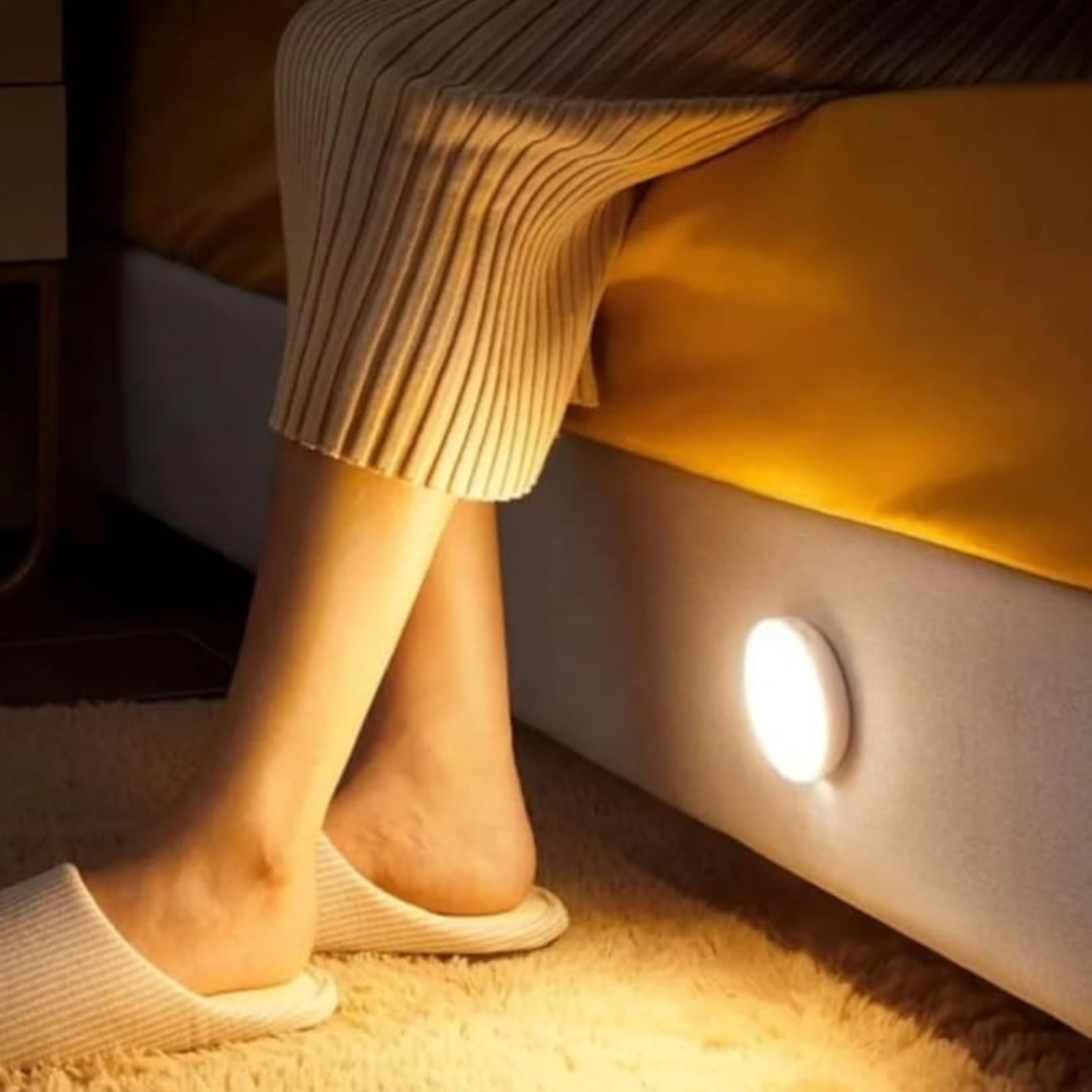 Kit 2 Luminárias LED Recarregáveis, Sensor De Movimento, Luz Automática Para Armário,