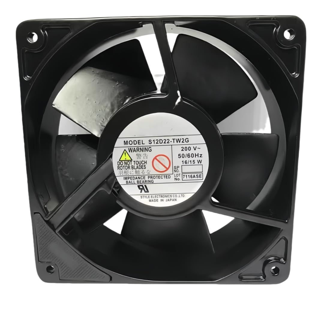 GJEXXPTST S12D22-TW2G 200V 16/15W 12038 Cooling Fan 120X120x38MM