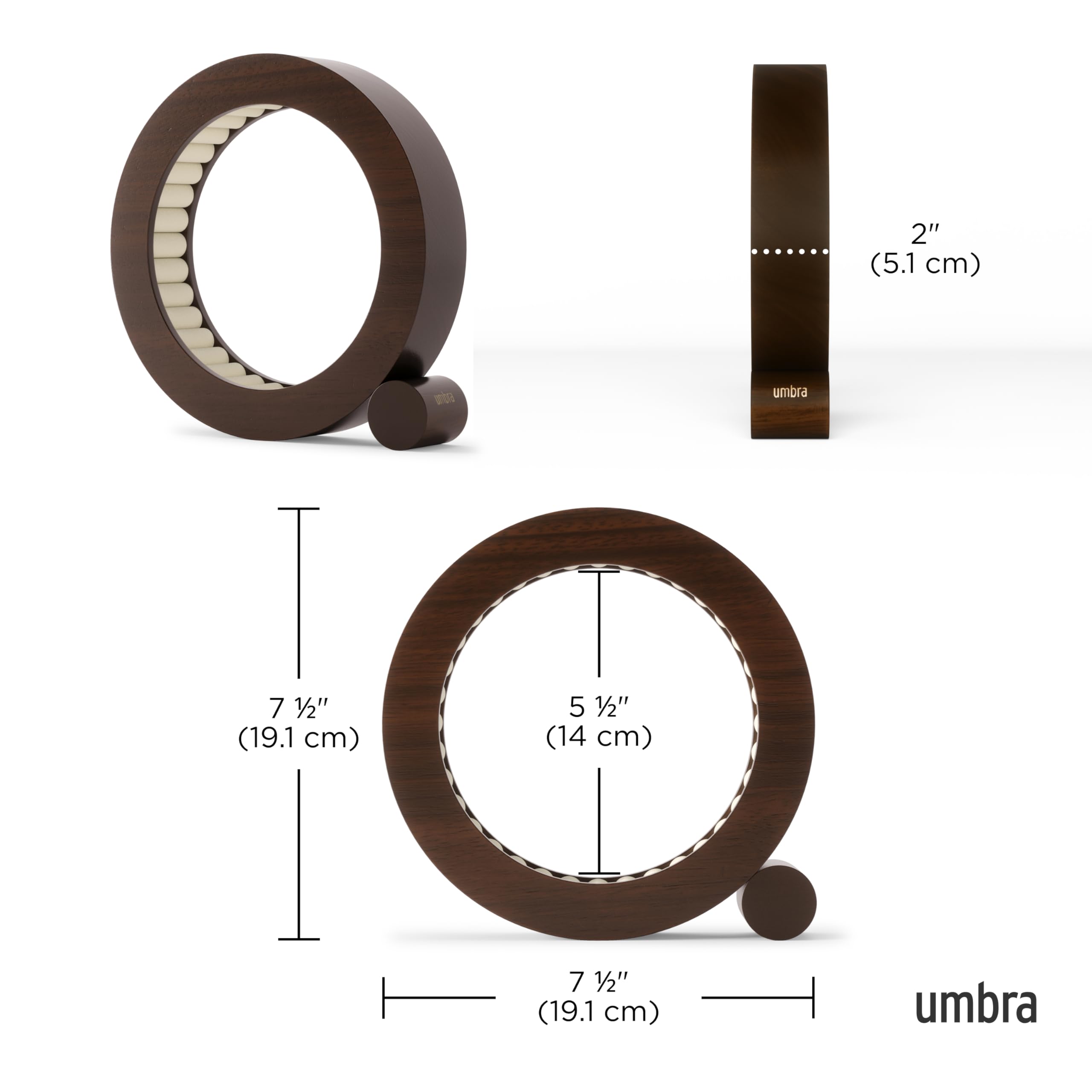 Amazon｜【公式】umbra フェリス リングホルダー ウォルナット