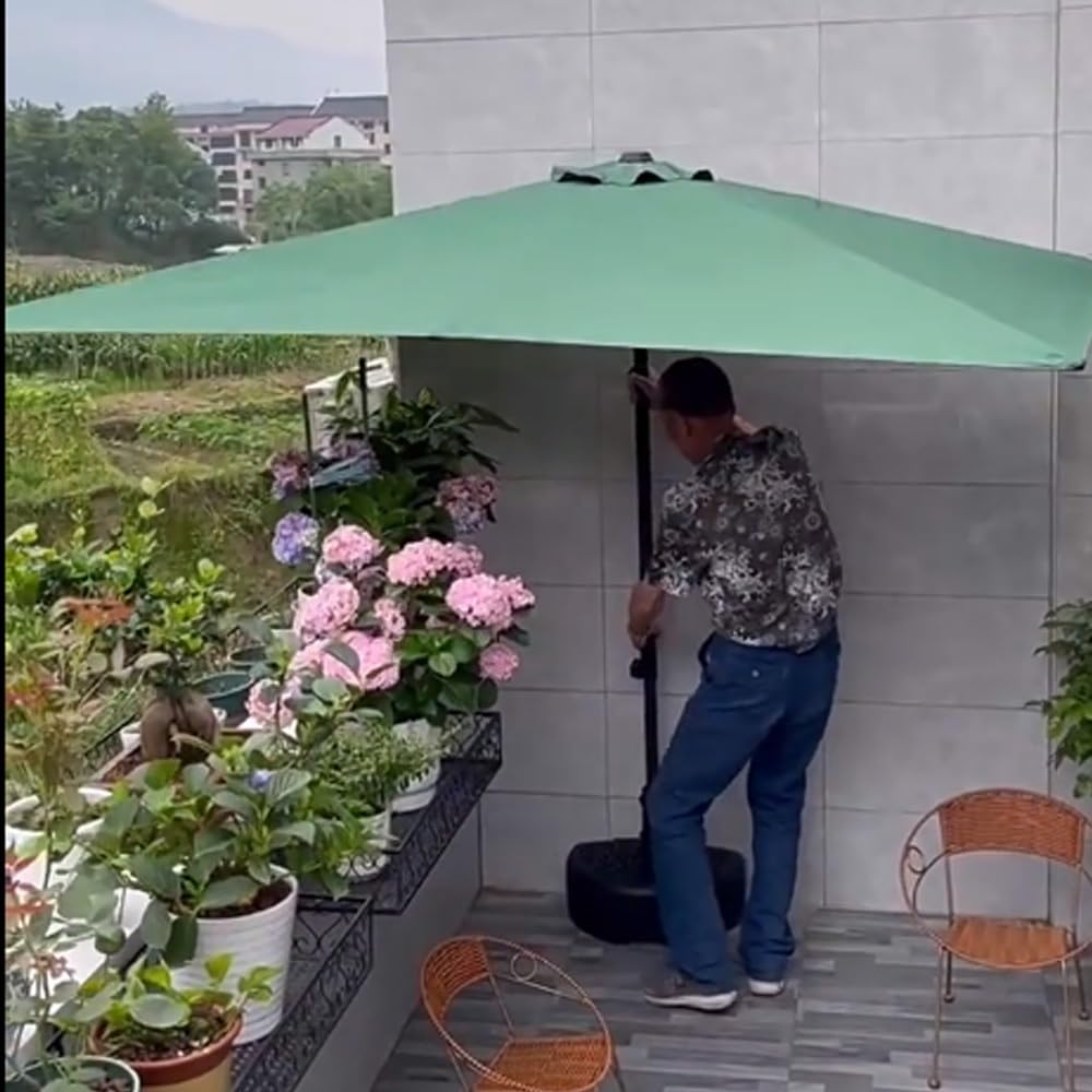 Regulowany parasol tarasowy 200/250 cm, zewnętrzna osłona przeciwsłoneczna do ogrodu, na plażę i taras, montowana na ścianie, ochrona przed promieniowaniem UV, beżowa osłona przeciwsłoneczna (200 x