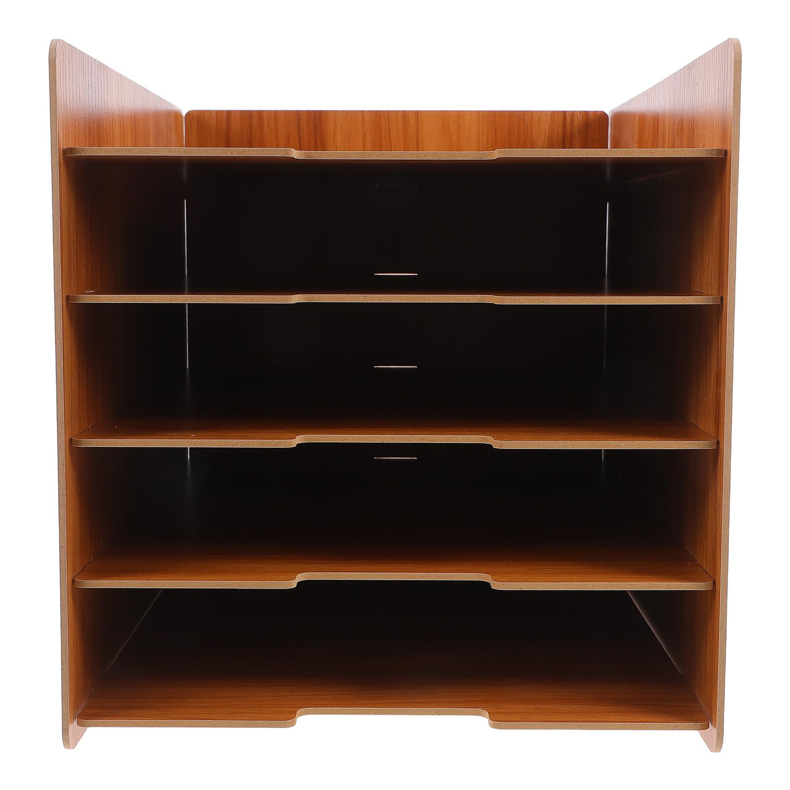 Organisateur de documents de bureau en bois avec rangement polyvalent pour enveloppes