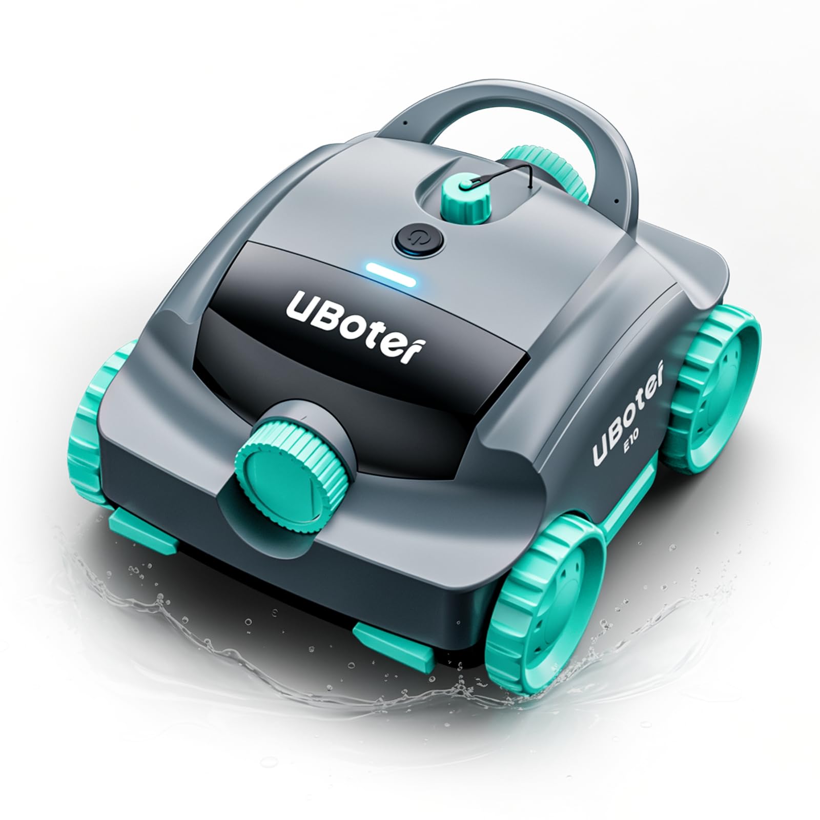 E10 Cordless Robotic Pool Cleaner Automatic Dual-Layer Filtrations | 3L Filter Basket, Anti-Spill Design, Powerful Edge Corner Cleaning Vacuum,120–150 Mins Runtime, Auto Parking, Up to 860 Sq.Ft