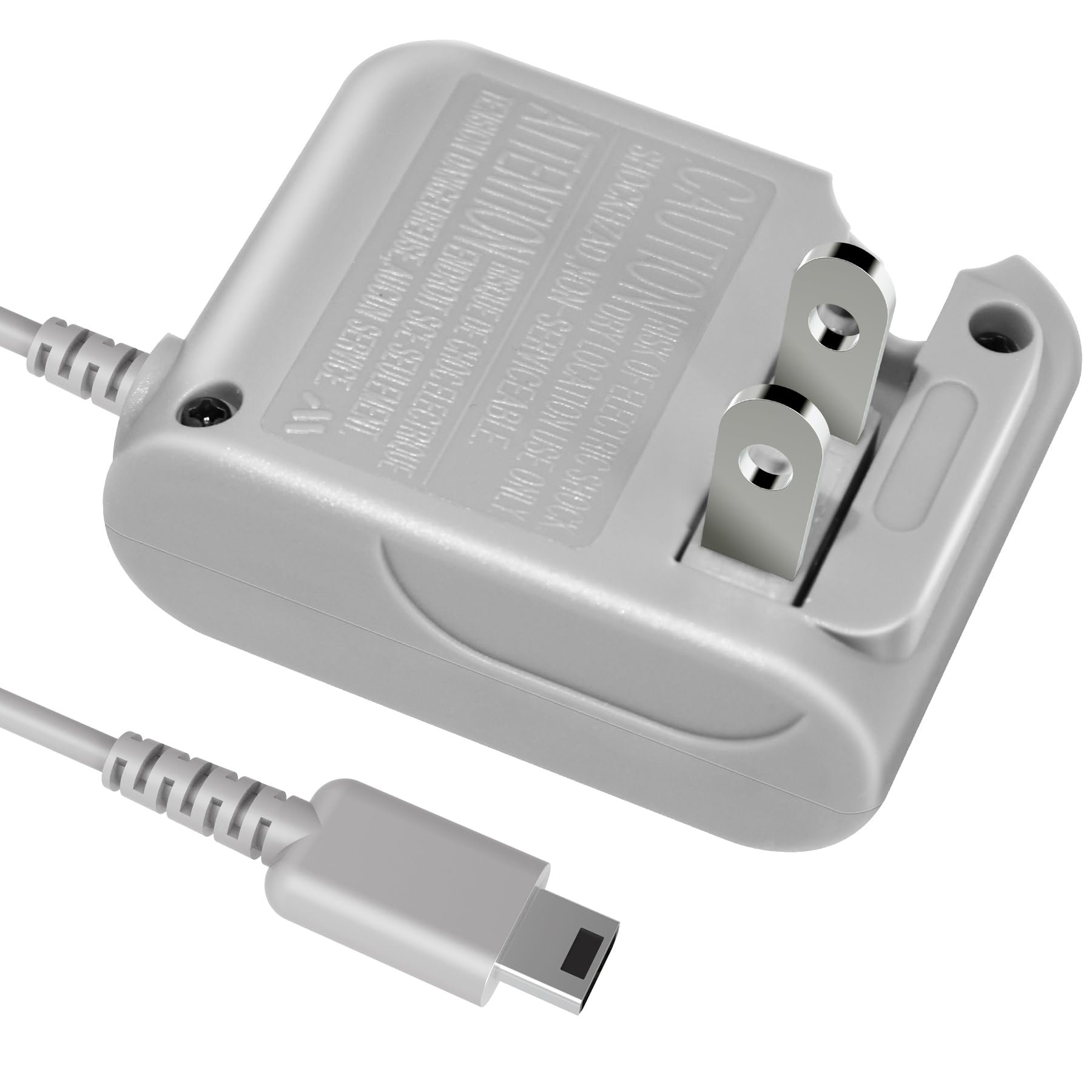 DS Lite Power Charger, DS Lite System AC Adapter, Wall Mount Travel Charger, 5.2V 450mA (Grey)