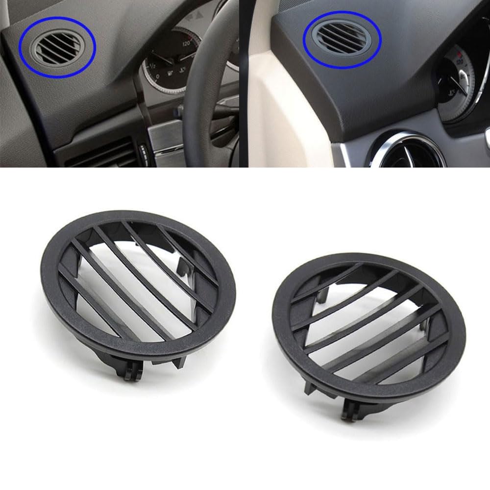 Goodithy for GLK Class X204, Dash AC Air Vent Grille Cover Set, Air Conditioner Outlet Panel Compatible with Mercedes Benz GLK 260 300 350 2008-2016