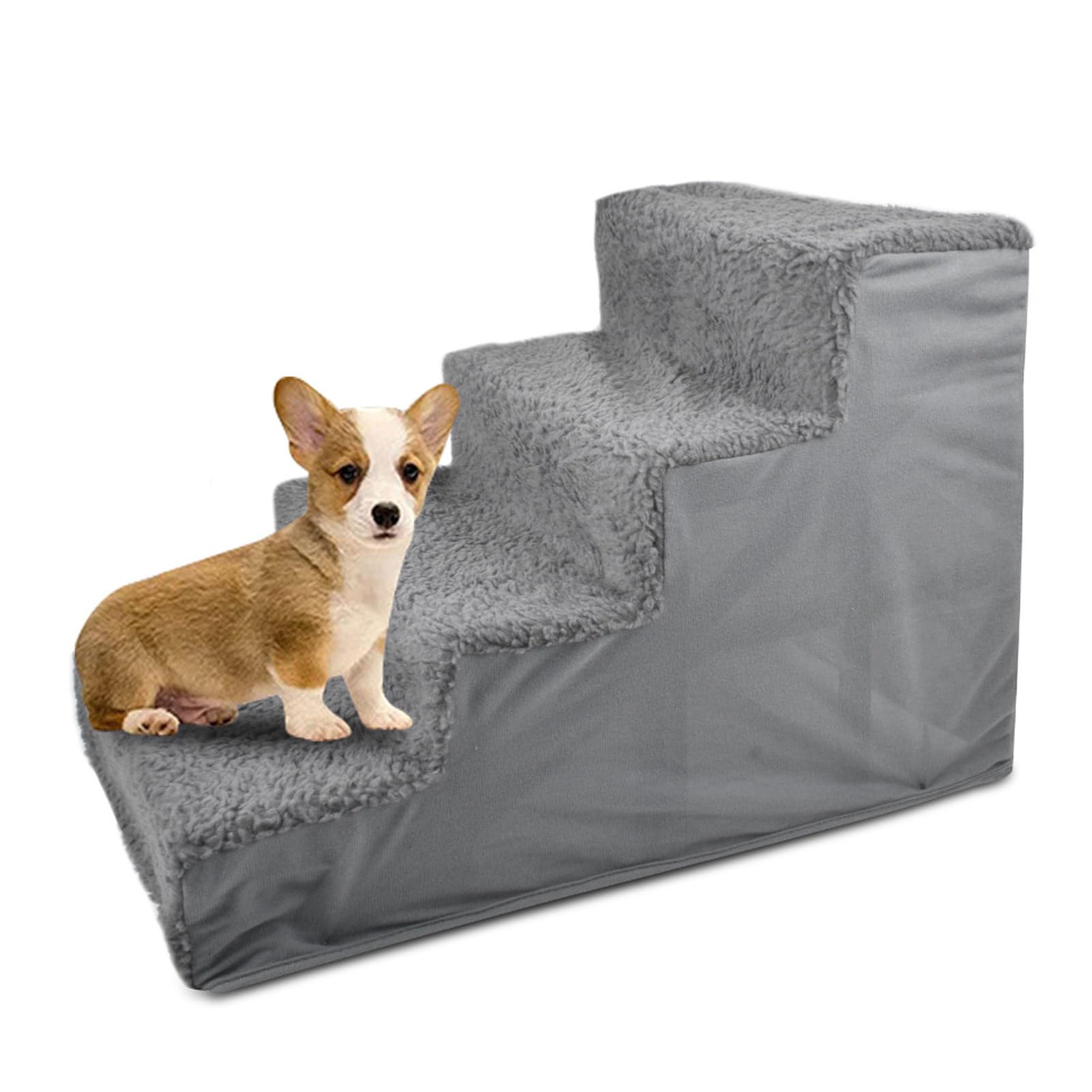 Yctze Schody dla Psów Małe Psy Stopnie dla Zwierząt Łóżko Kanapa Sofa Slip Safe Stabilne Zdejmowane, Nadające się do Prania Schody Psów Małe Psy Artykuły Zwierząt//Łóżka i Meble/i Stopnie
