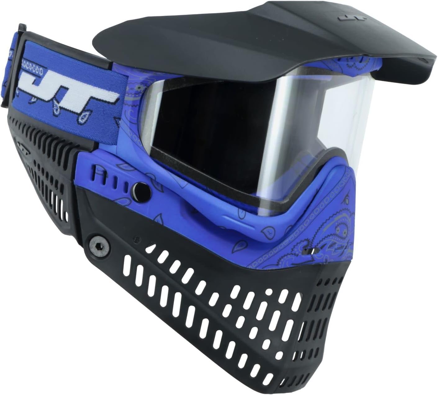 JT Proflex Goggles LE Bandana Blue w/ Clear and Smoke Lens