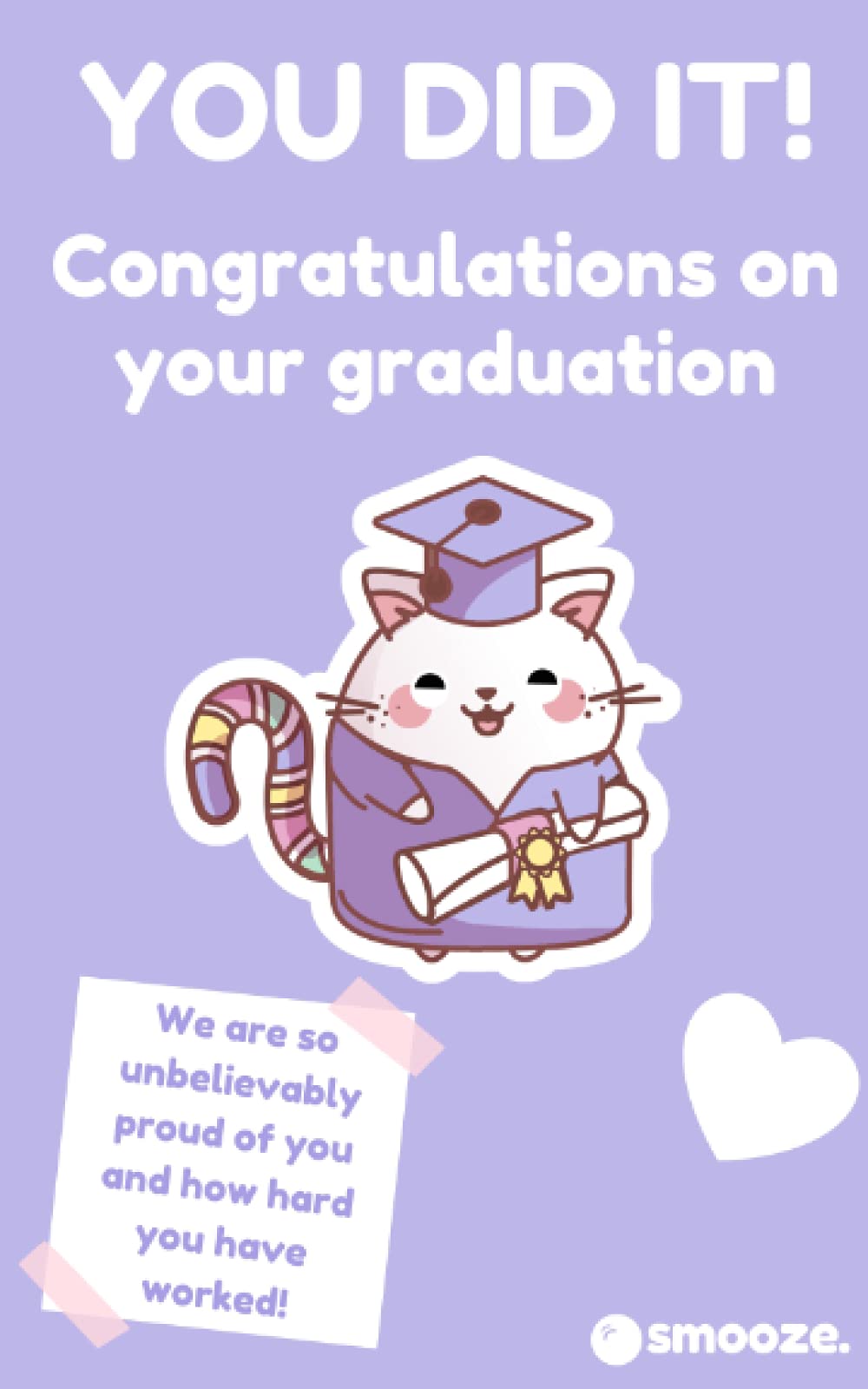 Congratulations on your graduation - notebook by Smooze: A unique gift idea for college and university graduates (Really useful books)