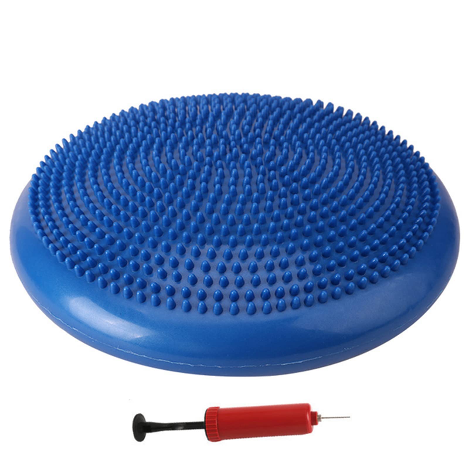 ORGNX Disco de equilibrio, cojín tambaleante de estabilidad, tabla de equilibrio para ejercicios de yoga, mejora la estabilidad, fuerza del núcleo y la atención de la postura, bomba incluida