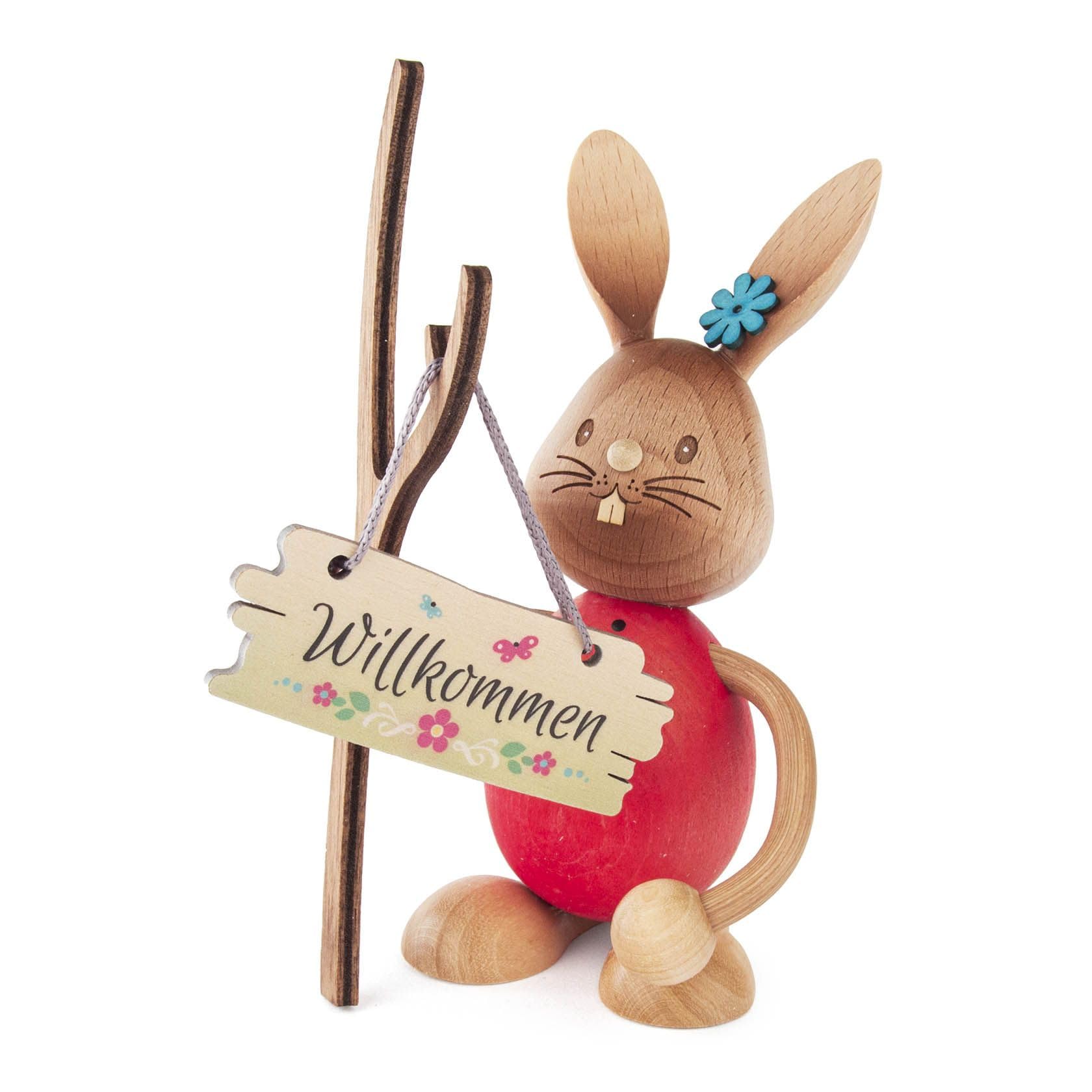 Lapin de Pâques Stupsi figurine accueillante pour réchauffer le foyer