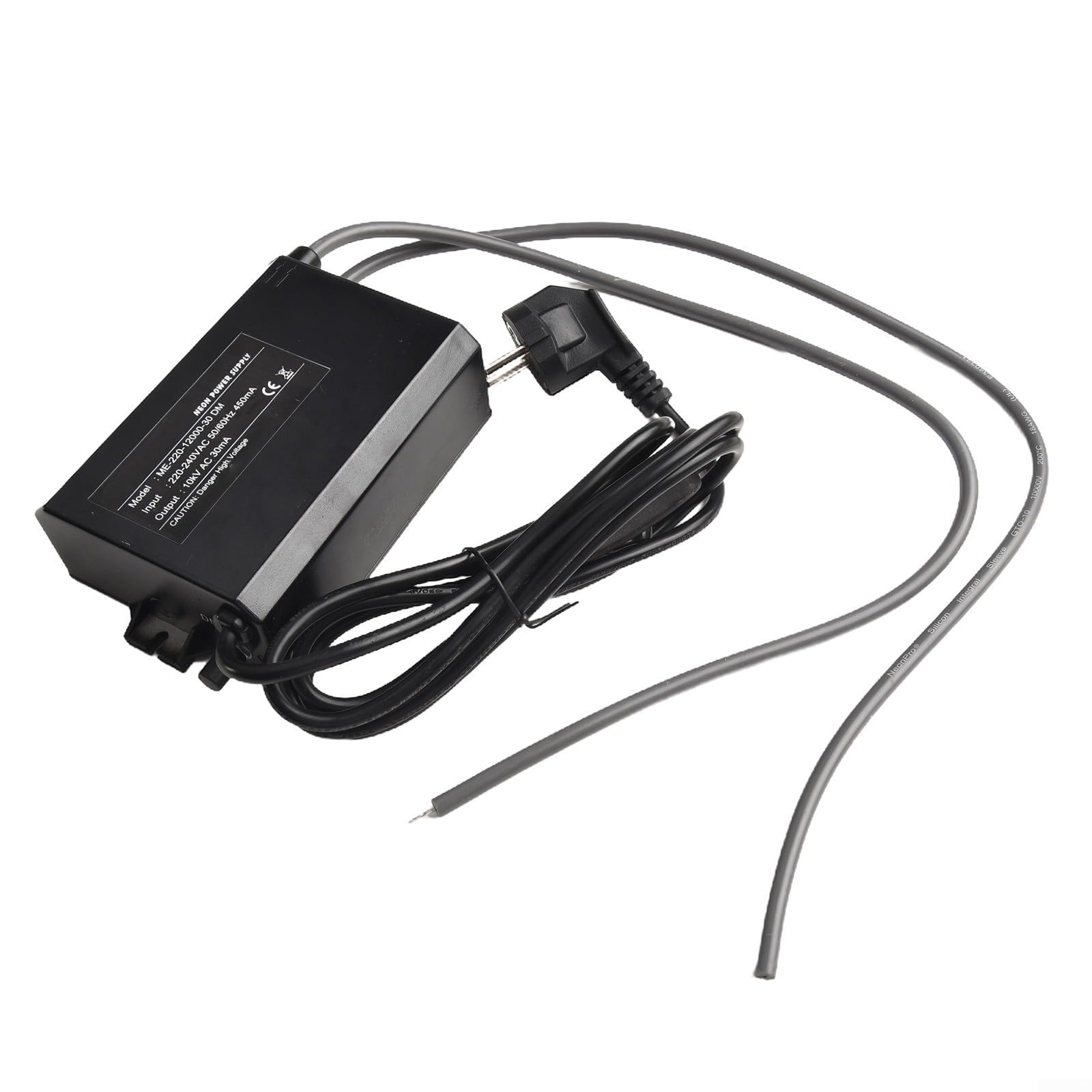 KiraKira 10KV 30mA Neon Lamp Power Supply, Dimmable High Voltage Ballast Dew and Cold Electrode Lights, Overpressure Protected
