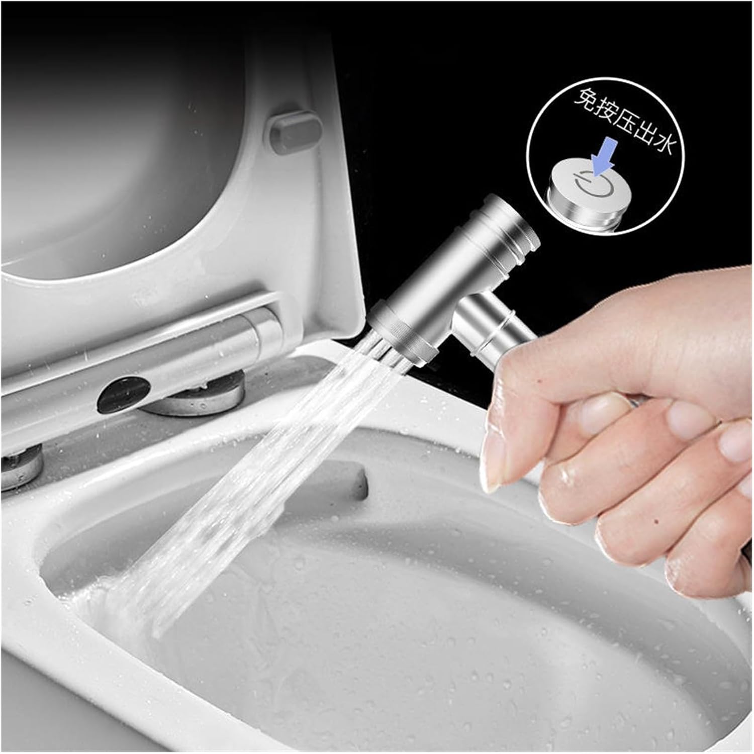 Portable Jet Fresh Water Shower Holder Set All Copper Handheld Shattaf Kit Toilet Bidet SprayPopular
