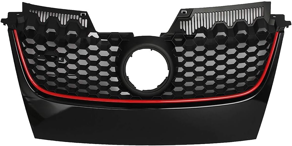 オンラインショッピング 車のフロントグリル カーアクセサリージェッタgli Gti 06 09フロントセンターグリル
