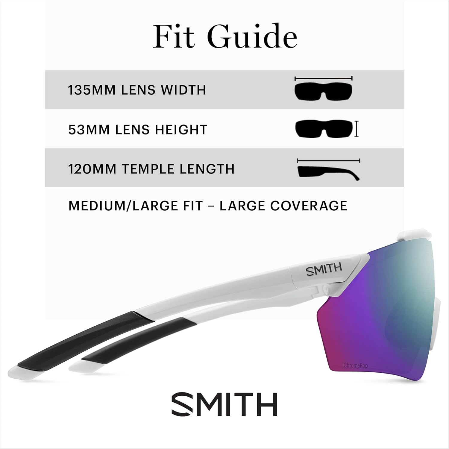 SMITH Ruckus Sunglasses – Shield Lens Performance Sports Sunglasses for Running, Biking, MTB & More – For Men & Women