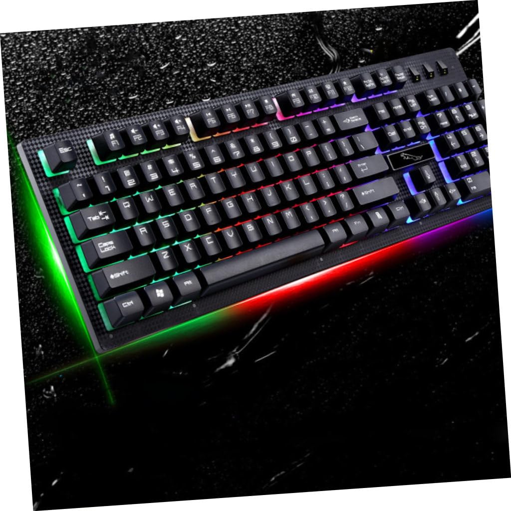 Clavier Et Souris Filaire USB Gaming Ensemble Kit Mécanique Confortable pour Pc Jeux Bureau