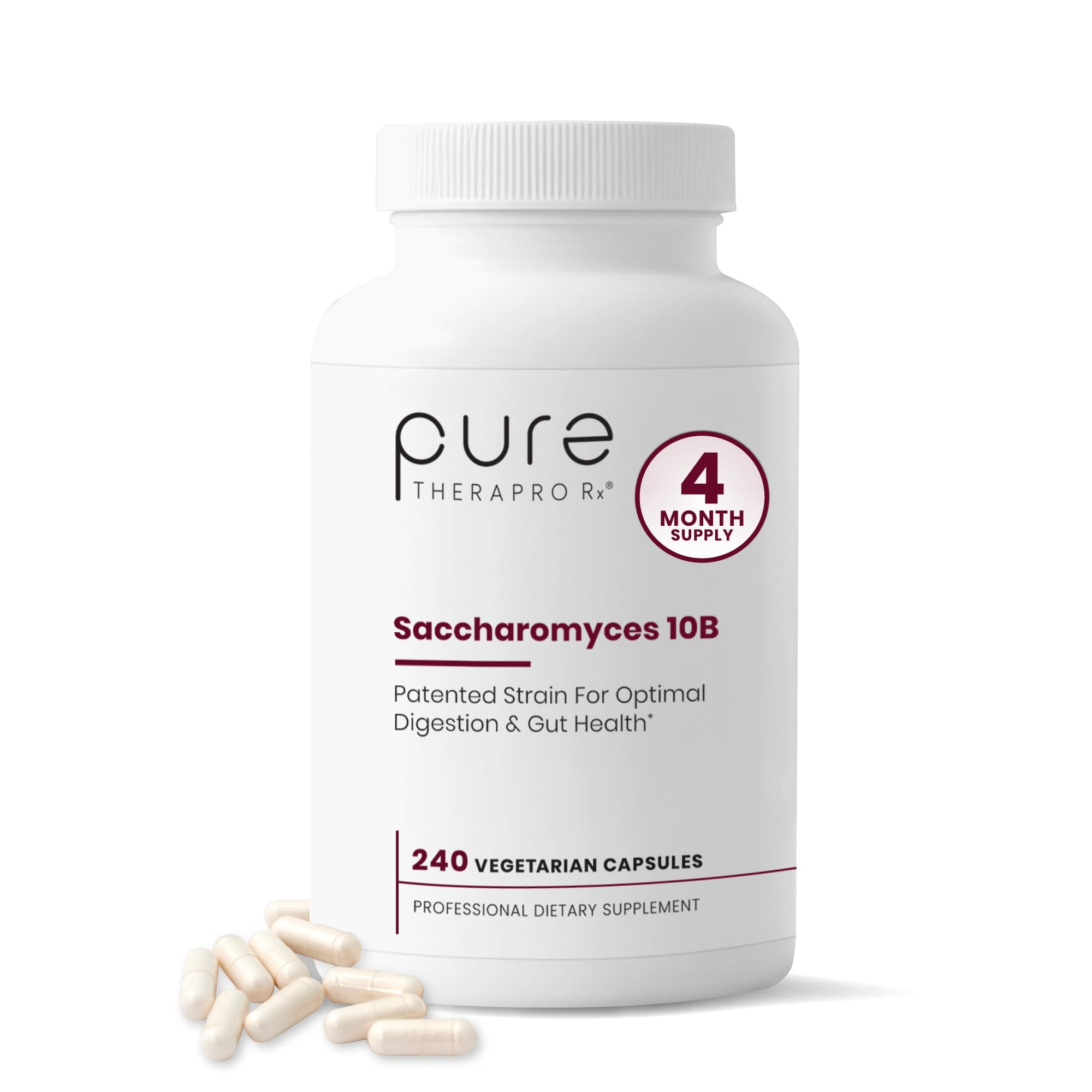 Pure Therapro Rx Saccharomyces 10B Probiotic (240 Count (Pack of 1))