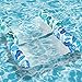 Alintor Luftmatratze Pool, 2 Stück Pool Zubehör Wasserhängematte, XL Luftmatratze Wasser Hängematte, 4 IN 1 Luftmatratze Pool Erwachsene Wasserspielzeug, Wasserhängematte Mit Netz Pool Spielzeug
