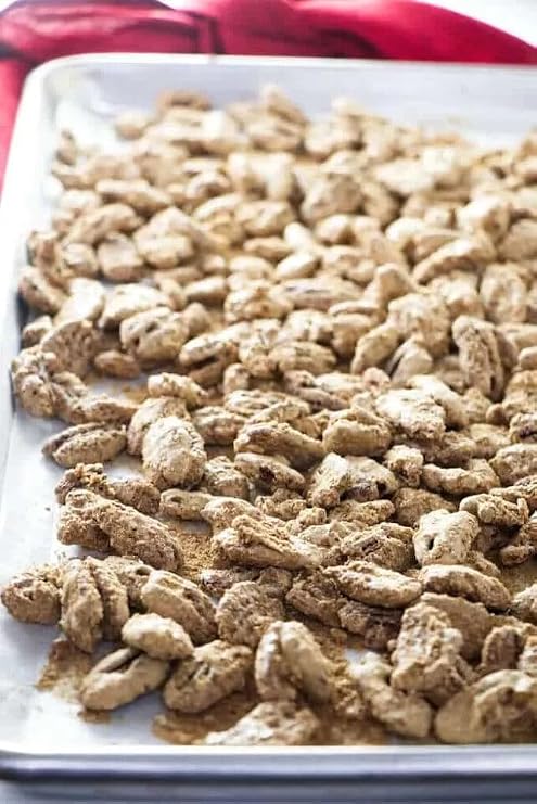 Mascot Pecan Candy Kitchen Since 1955 - Snowman Gift Tin Basket Full of Fresh Roasted Pecans, Milk Chocolate Pecans, and Crunchy Cinnamon Pecans!