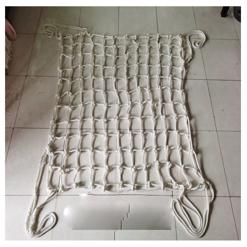 GTHTUHFD Lifting Net Nylon Rope Cargo Net Easy To Use And Store Cargo Net Straps Garden Climbing Net Cargo Net Cover Tear Resistance Cargo Hanging Net Garden Climbing Net,1t-1.5X1.5m