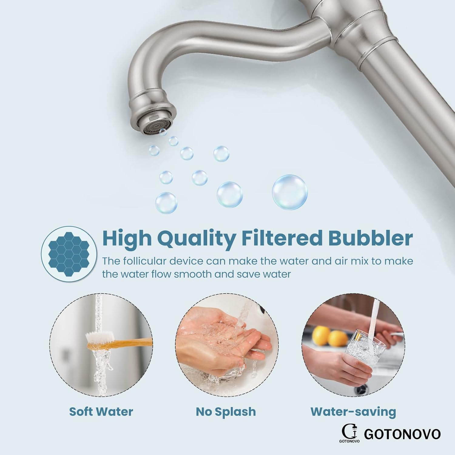 🔥 Flаѕh Sаlе Brushed Nickel Bathroom Vessel Sink Faucet with Pop Up Drain Single Lever Handle 1 Hole Bowl Sink Mixer Tap Tall Spout Lavatory Vanity