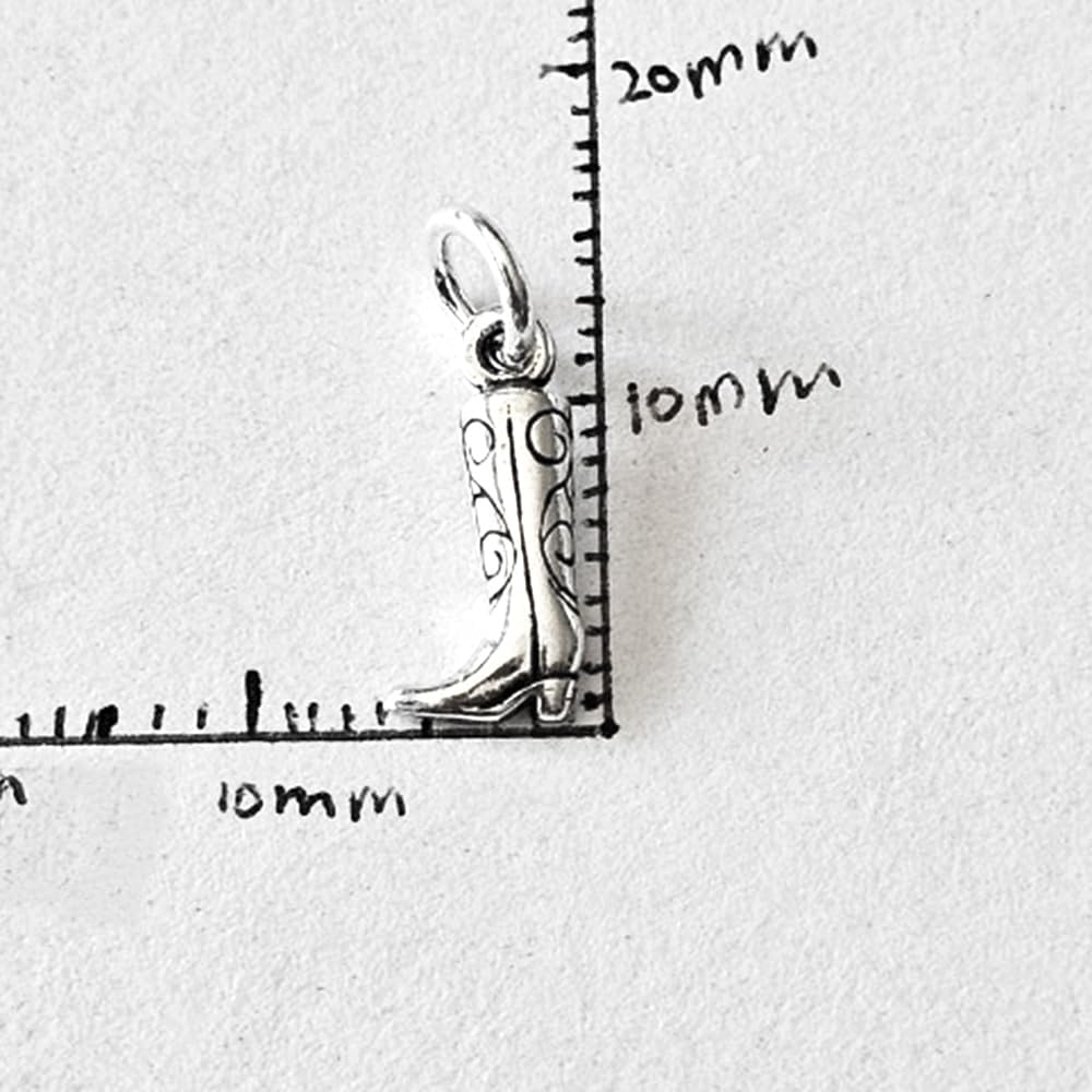 Sterling Silver Tiny Cowboy Boot and Cowboy Hat Dangle Earrings, Western Jewelry Dangle Earrings - Image 8