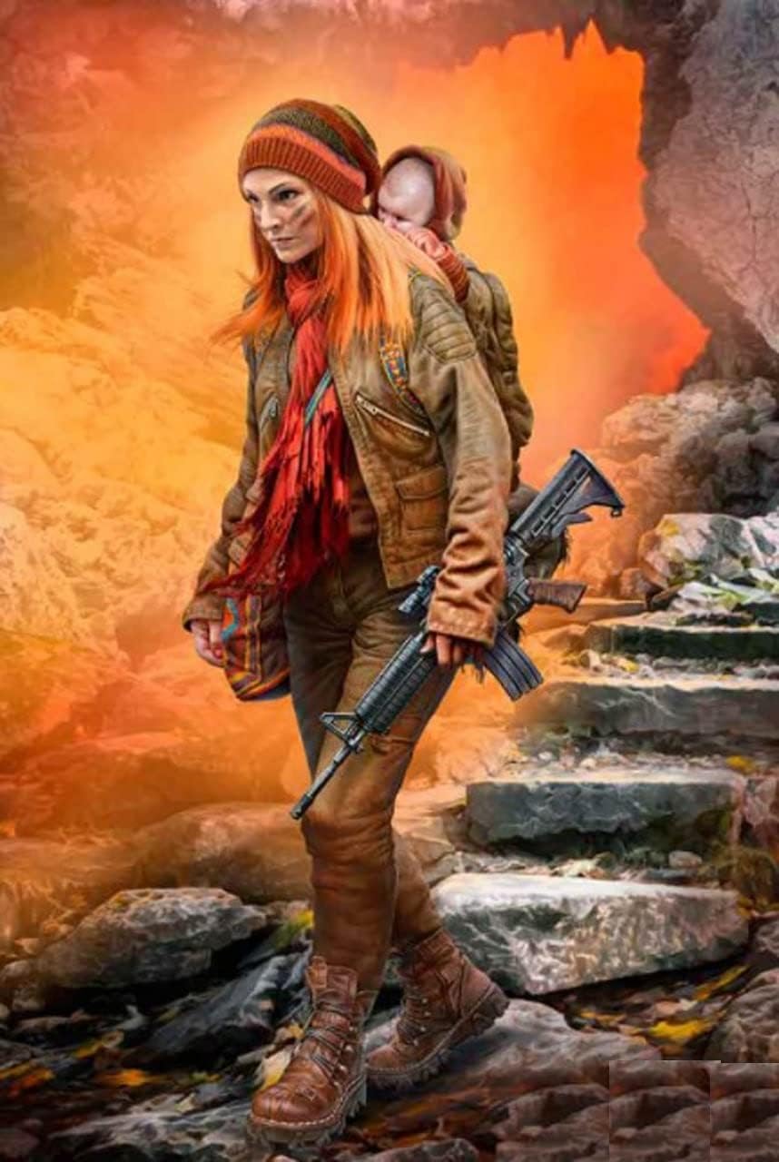 Master Box 24077-1/24 Pоst-Apocalyptic.Last Bridge. Kit 5. Nadezhda (Hope)