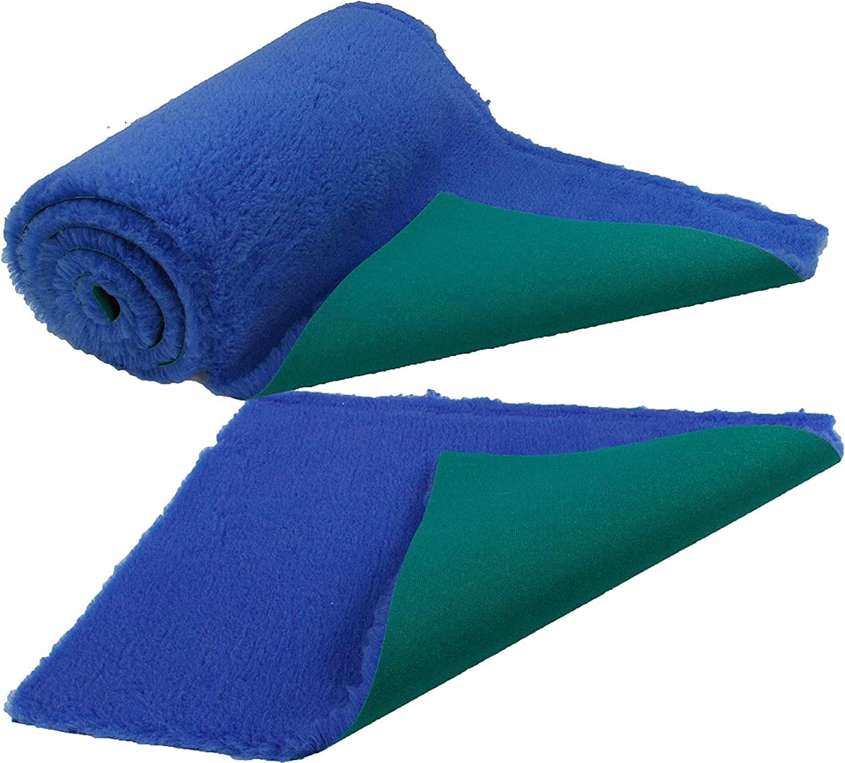 SoulPet Traditional Royal Blue Vet Bedding ROLL WHELPING FLEECE DOG PUPPY PRO BED