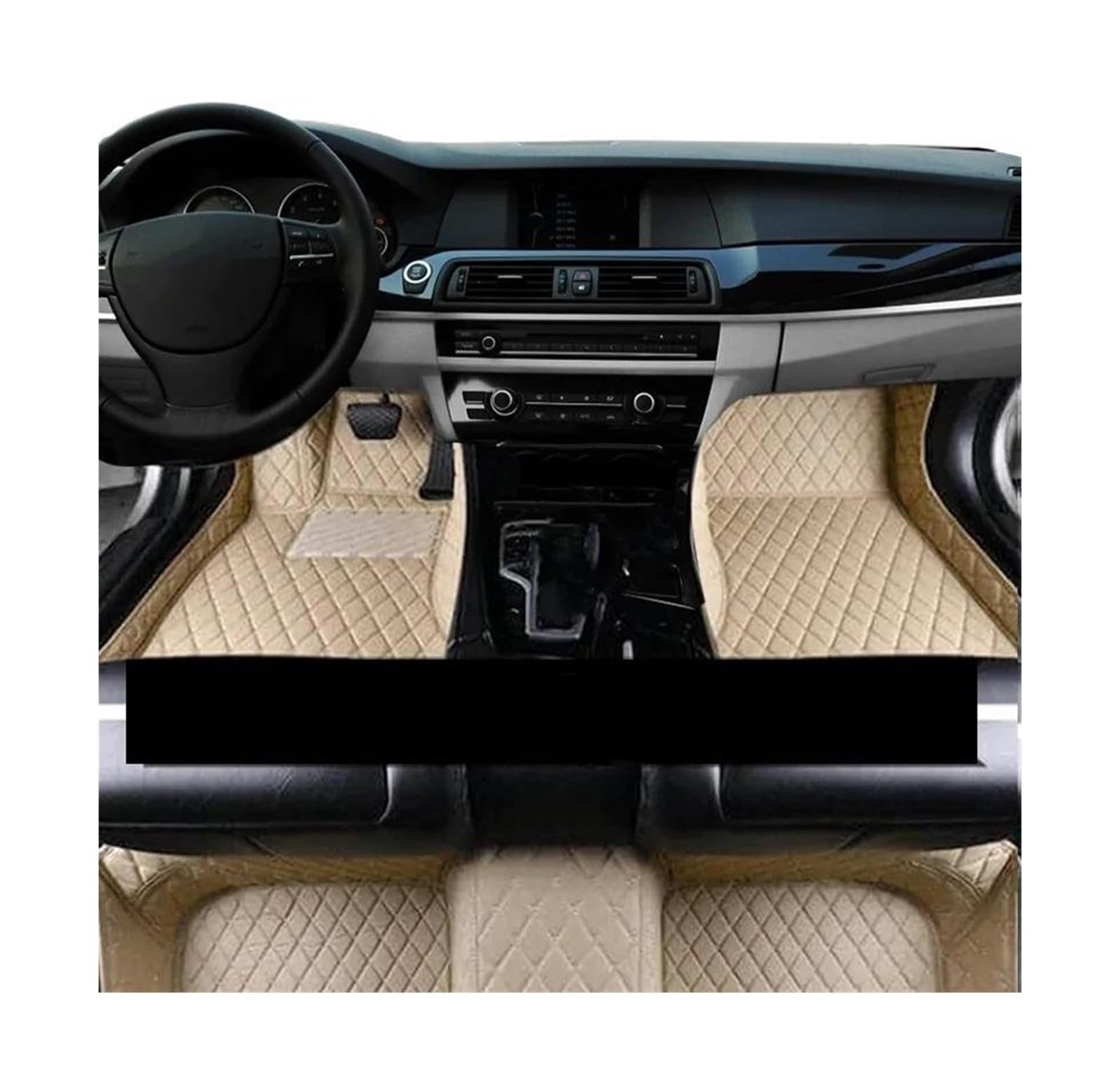 Tapis voiture antidérapants pour Mitsubishi Outlander PHEV GN fini les sols sales et humides