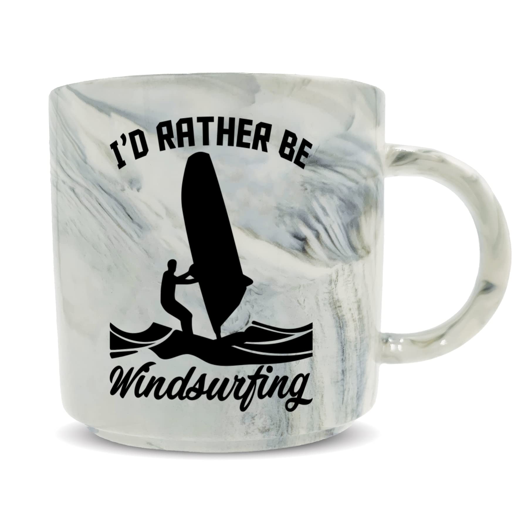 Hippowarehouse I'd Rather Be Windsurfing Printed Mug Various Colour Options Ceramic Cup Kitchenware 11oz
