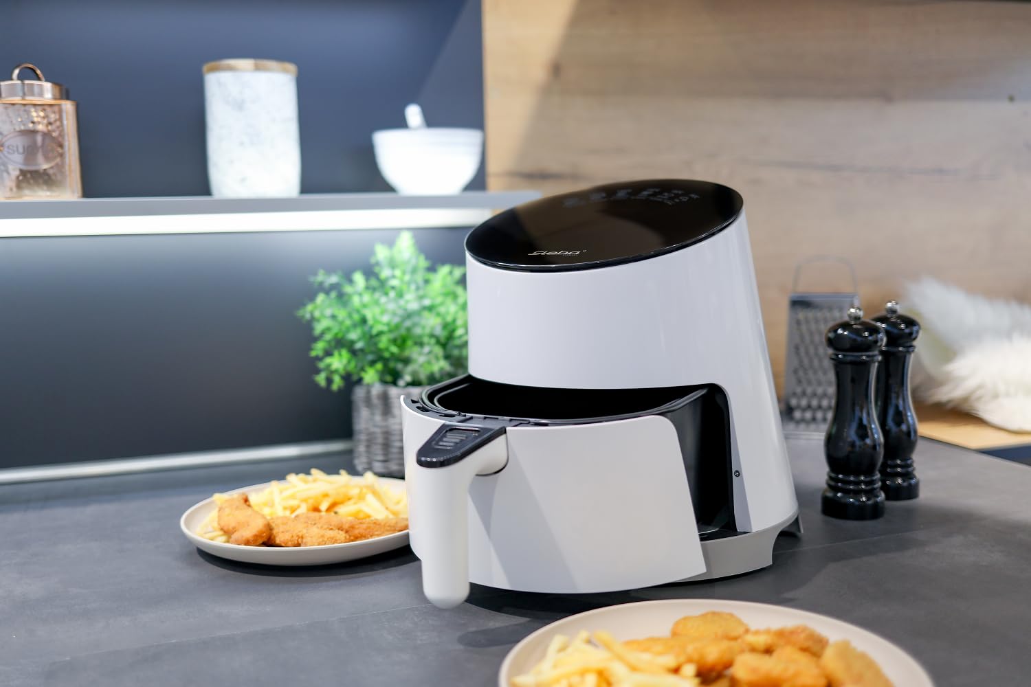 STEBA HF 1000 FREIDORA DE AIRE CALIENTE 3,5 L SENCILLO NEGRO, BLANCO INDEPENDIENTE 1500 W