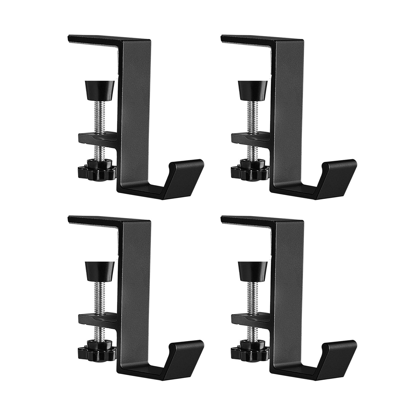 Tsophreniq Of 4 Flexible Nonadhesive Hook Unique Table Hanger for Efficient Space Management At Homes School or Workplace Sturdy Aluminum Hook