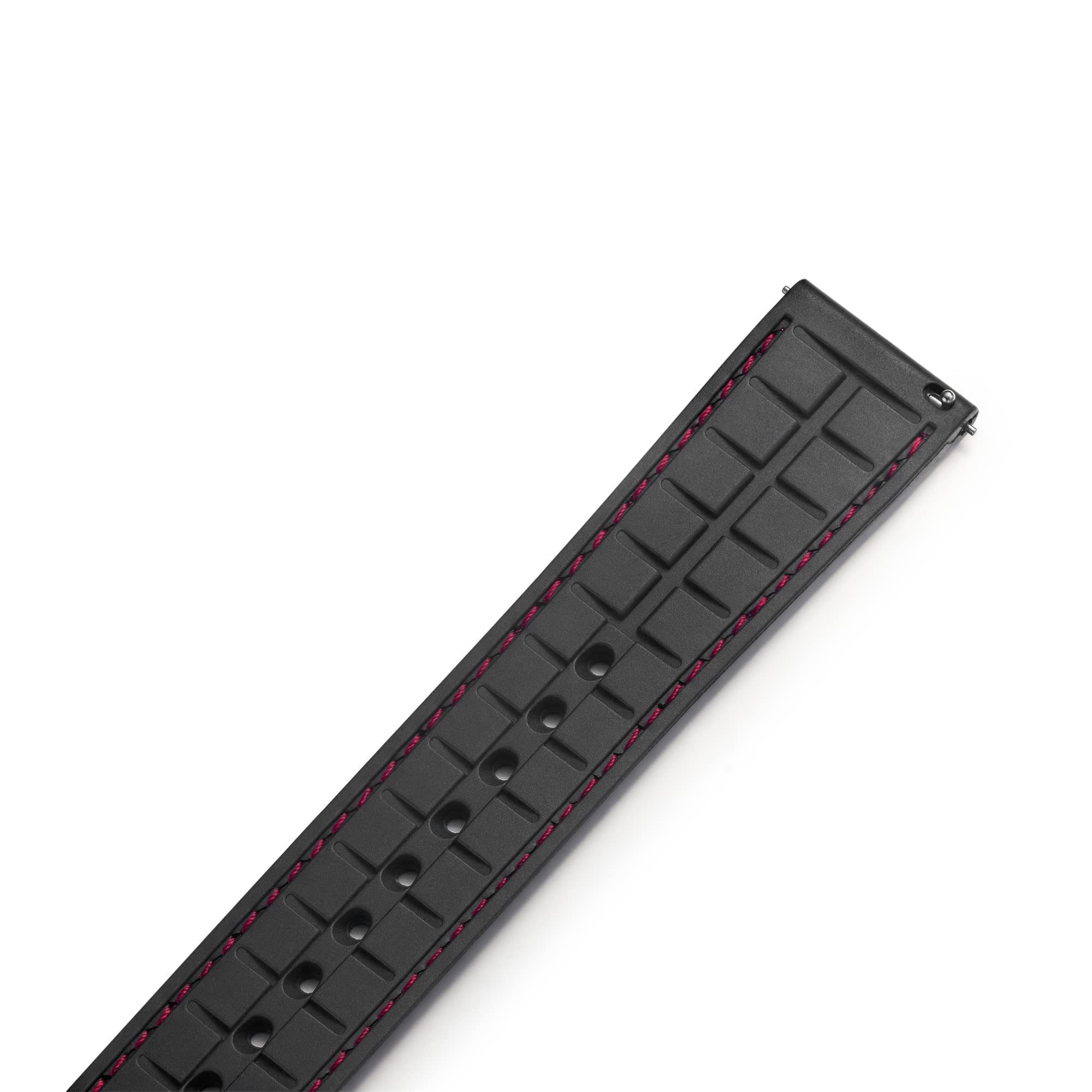 CRAFTER BLUE UX05 Straight End Cinturino in gomma di ricambio per tutti gli orologi da 20 mm/22 mm di larghezza