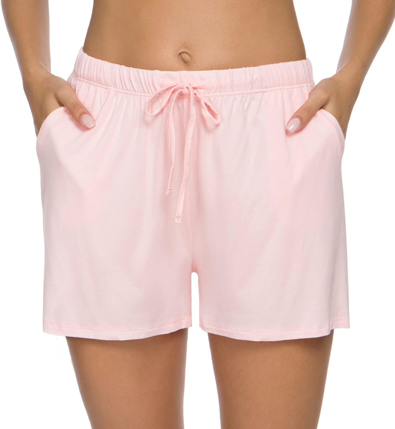 Knuffnee Pajama Shorts Womens Sleep Lounge Short Pj Bottoms Shorts 2 Pack - Image 2