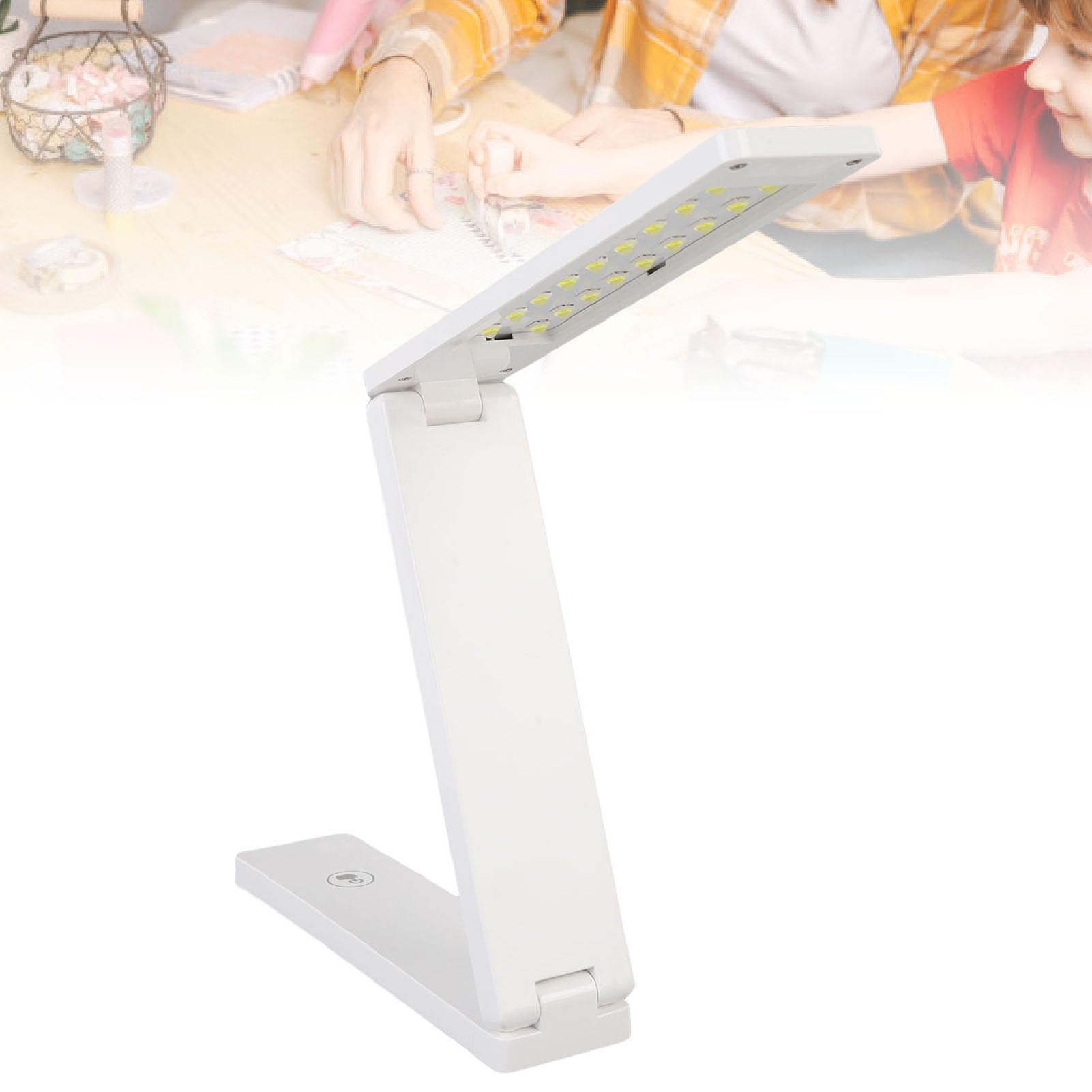 Srliya Lampe à Polymériser en Résine LED Efficace et Pliable, 18 Puces D'éclairage pour la Fabrication de Bijoux, Décoration Artisanale pour Artisans et Débutants, Blanc/vert