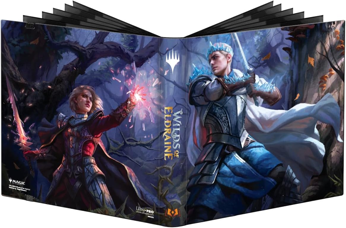 Ultra Pro - Wilds of Eldraine 12-Pocket PRO-Binder Will Fighting Rowan Cover for Magic: The Gathering, Stores & Protects 480 Standard Size Cards, Store MTG Cards, Gaming Cards & Collectible Cards