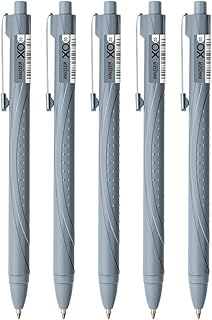 XO 20 0.7 mm Retractable Ball Pen Box Pack | Comfortable Grip With Smudge Free Writing | Smooth, Sturdy & Refillable Pen | Black Ink, Pack of 5 Pens