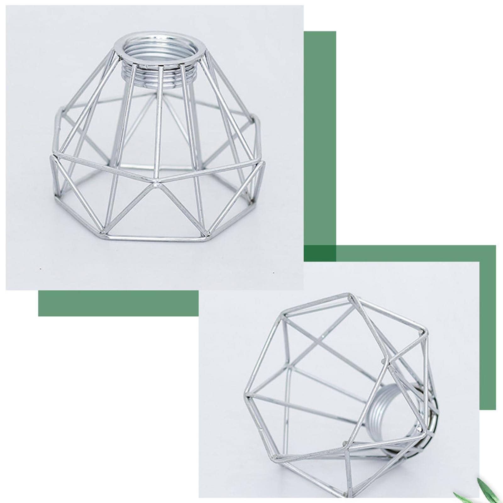 Paralume Lampadario Opera Protezione Lampadina Metallo Gabbia