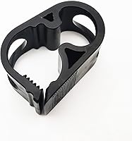 Vista 17 de Abrazadera de tubo de plástico PBT de 284.0 °F resistente al calor, clip de tubo ajustable, abrazadera de manguera de control de flujo industrial