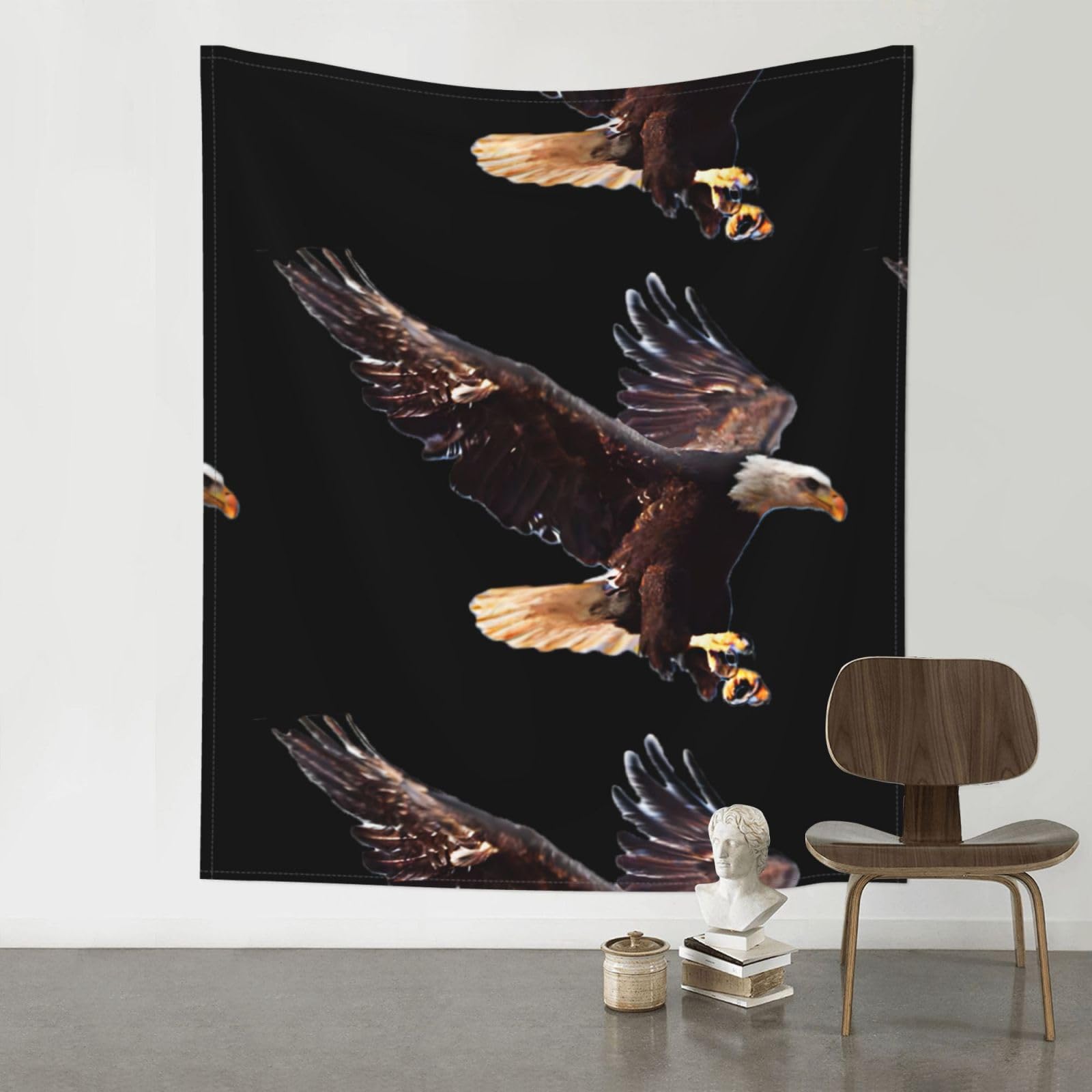 YYHHAOFA An Eagle Prints 60x51in Wall Tapestry Boho Chic Dorm Decor & Beach Throw Blanket