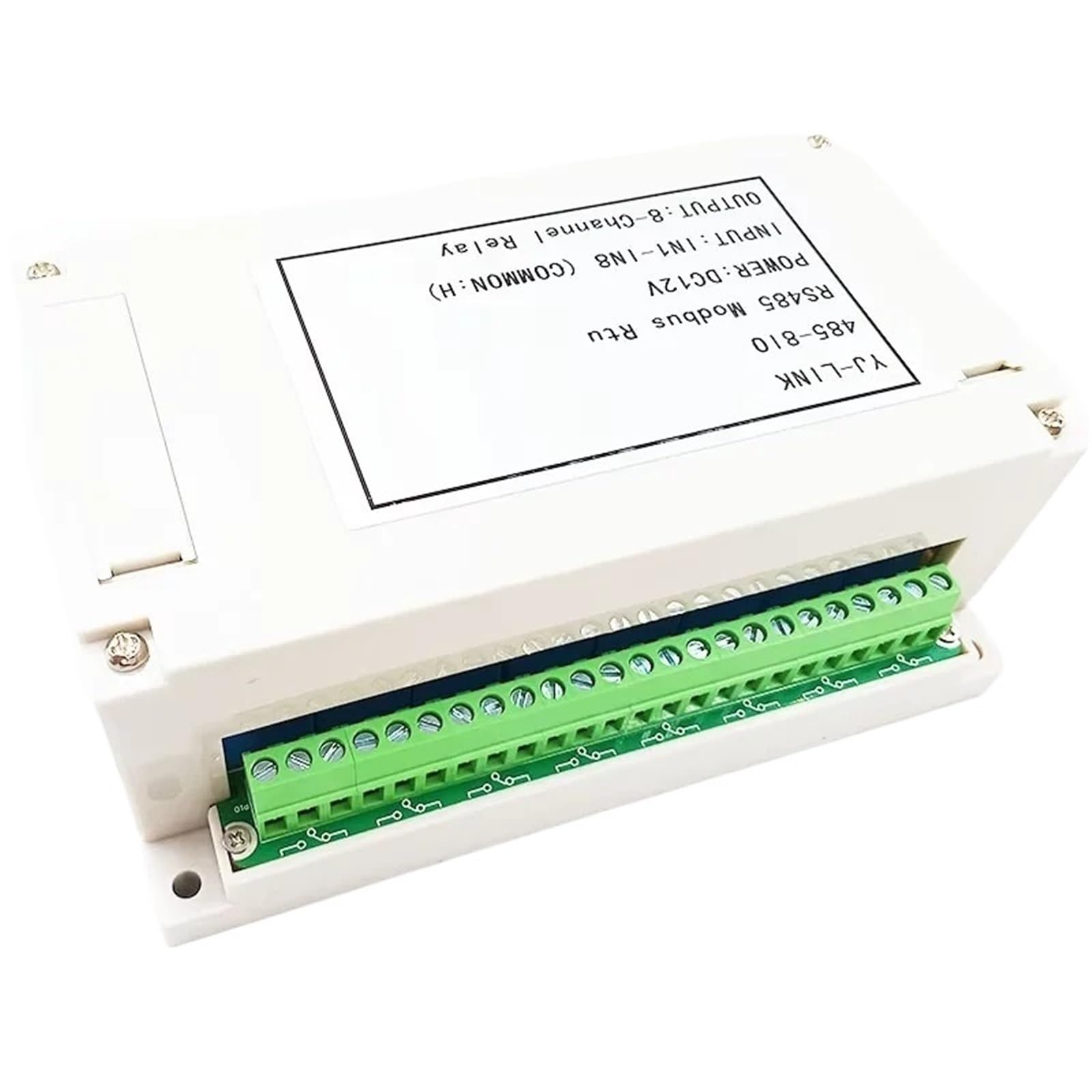 Module relais 8 canaux RS485 acquisition de commutation haute précision MODBUS RTU