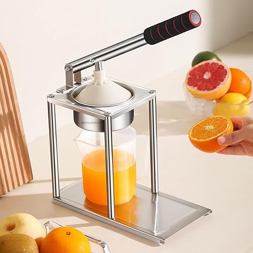 Miniatura 2 de Exprimidor de doble cabeza de acero inoxidable, extracción rápida de jugo de 3 segundos, fácil operación para sandías, limones, uvas para uso