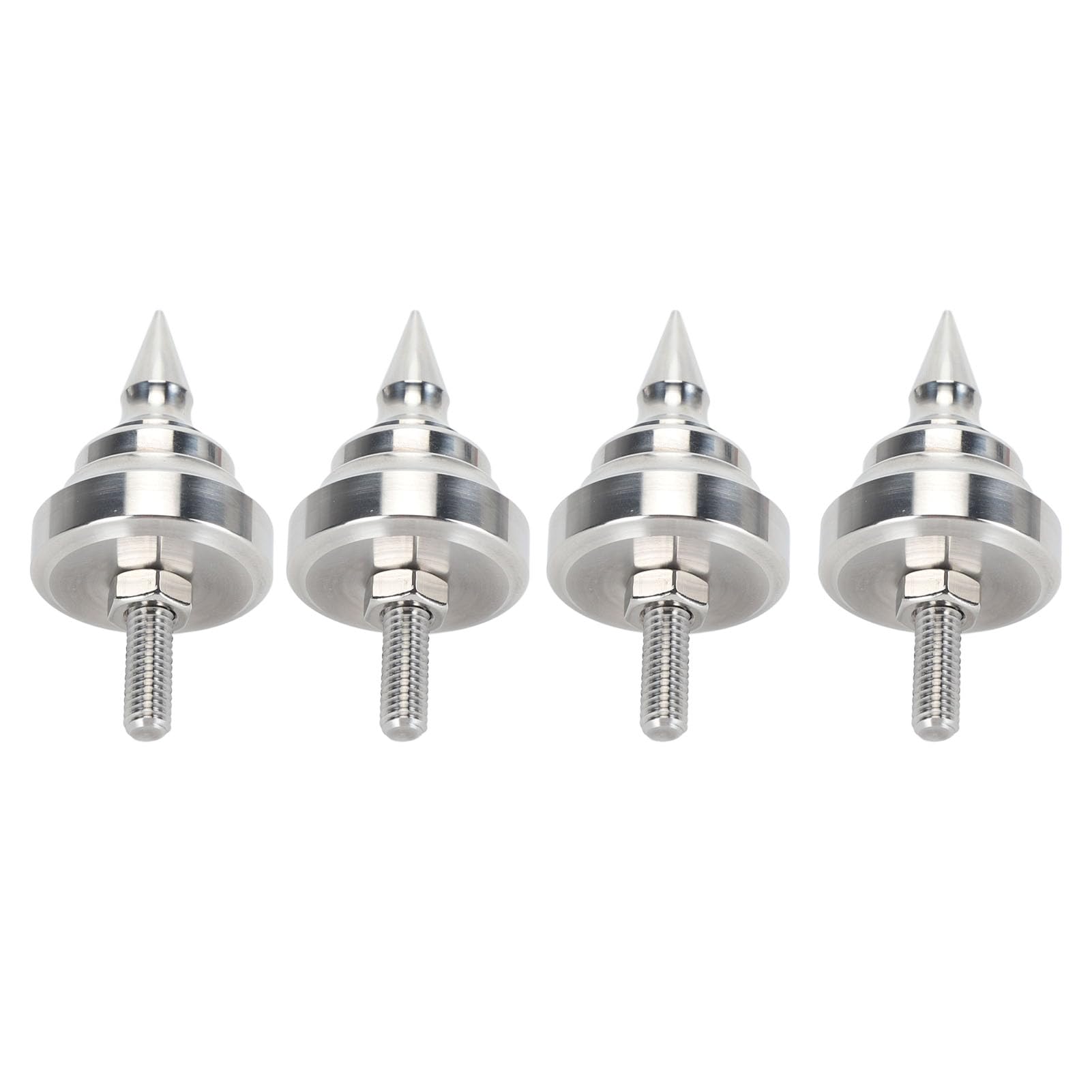 Set di Punte Isolanti per Altoparlanti HiFi, Piedini Antiurto in Acciaio Inossidabile per Amplificatori, Lettori CD/DVD, 4 Pezzi M8 (M8)