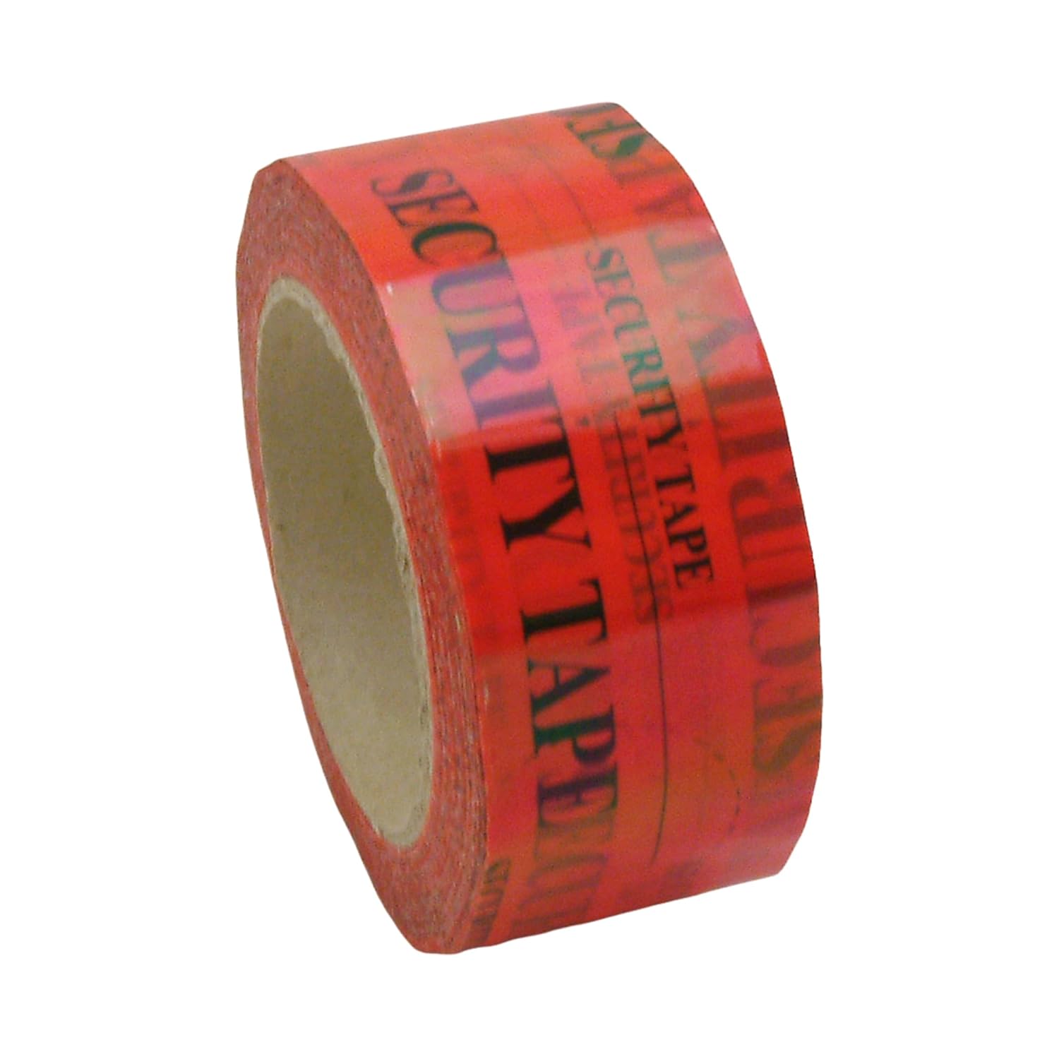 J.V. Converting JVCC Tamper Evident Carton Sealing Tape Instant Grab, (TEV-ST), 2 in. (48mm Actual) x 55 yds. (Surface Printed Red with Opened Void Message if Removed)